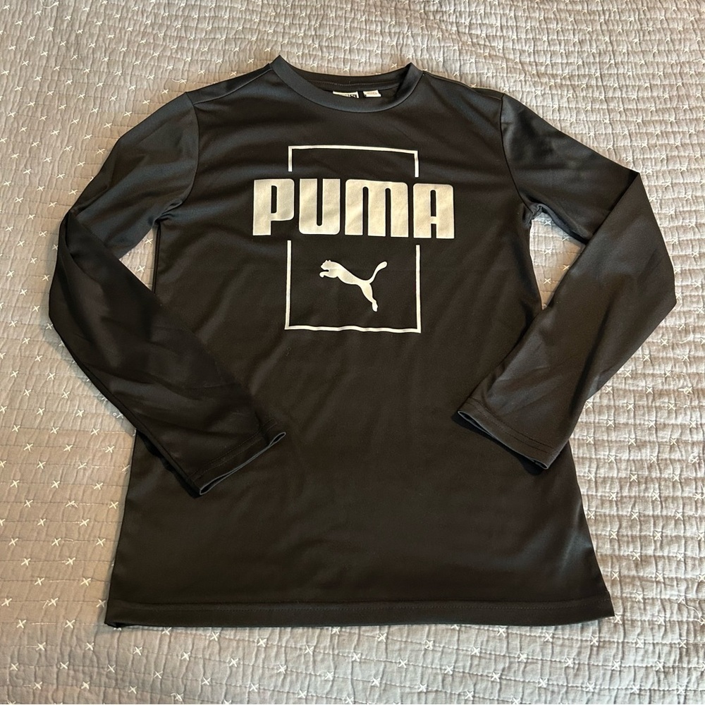 (Bundle 3 for $15) Puma Black Long Sleeve Dry-Fit M (10/12)